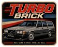 Sticker #15 Turbo Brick Volvo (break)