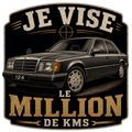 Sticker #11 Je vise le million de kilomètres
