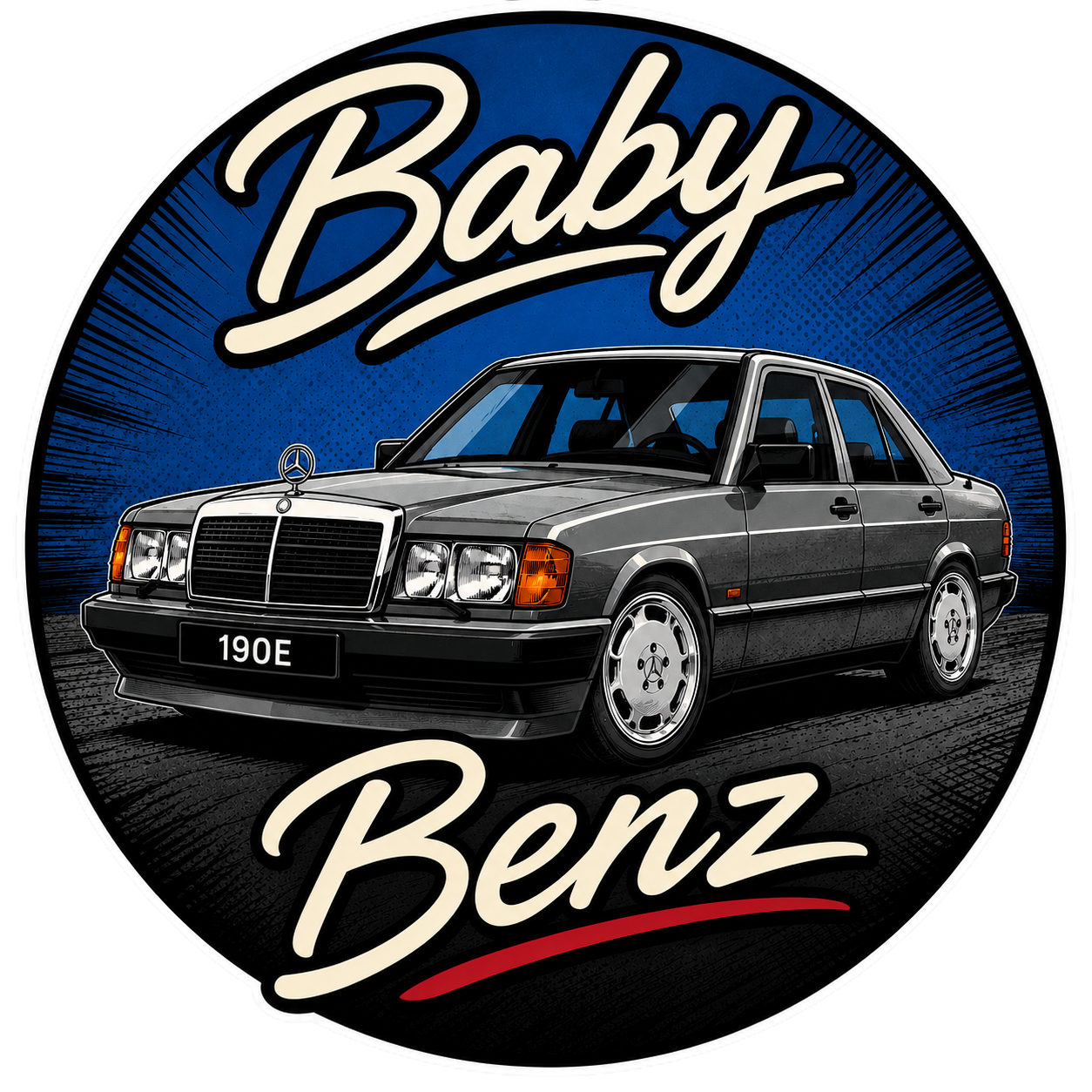 Sticker #04 Baby Benz W201