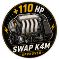 Sticker #02 +110HP Swap K4M approuved