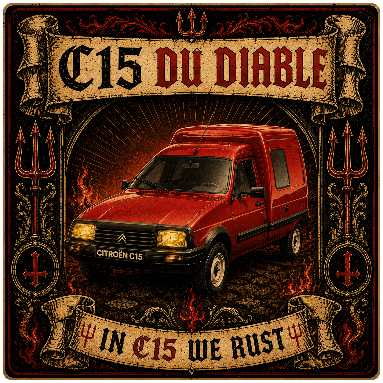 Sticker #10 C15 du diable