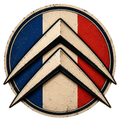 Sticker #19 Chevrons vintage patriotiques
