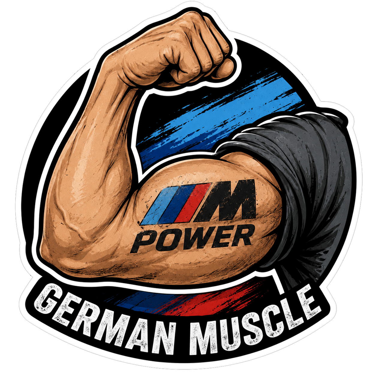 Sticker #06 M Power German Muscle